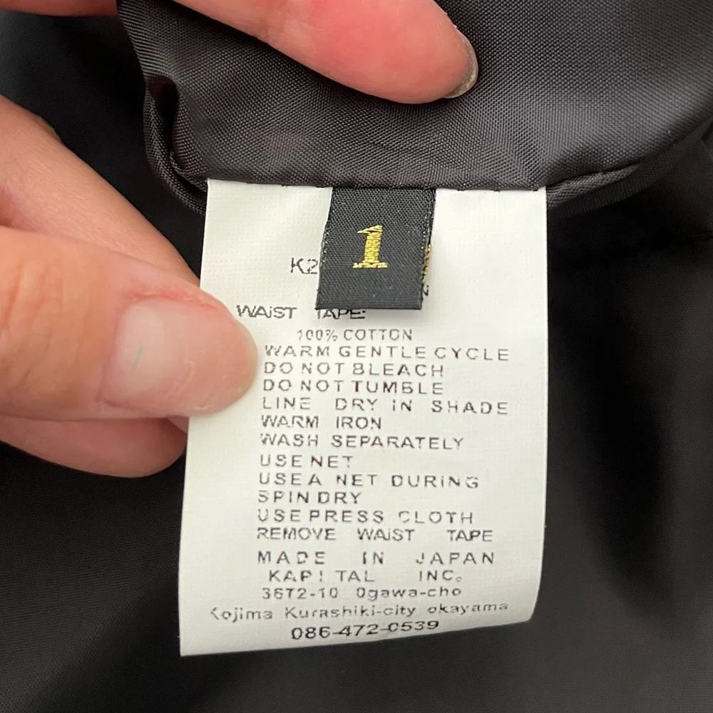 Kapital Bandana Paisley Print Reversible Nylon Keel Weaving Puffer Vest Size 1 - Picture 14 of 14